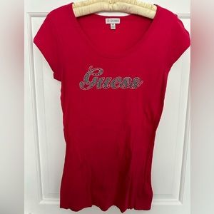 EUC Pink T-Shirt from Guess